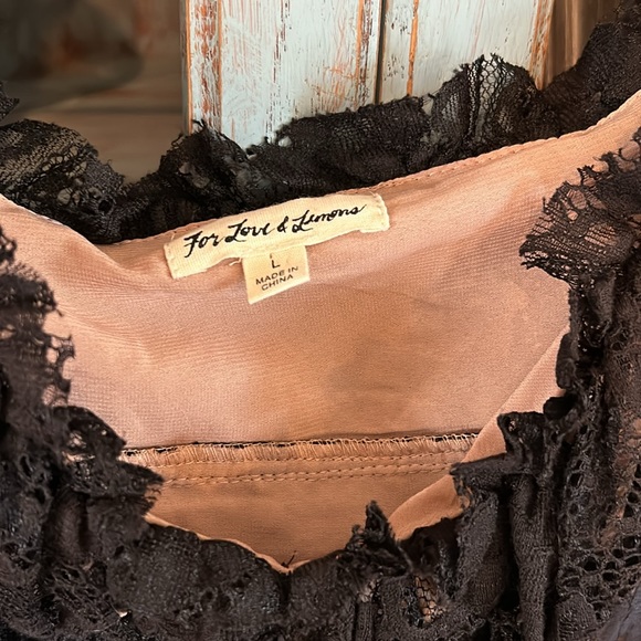 For Love & Lemons large Lacy black dress - Picture 8 of 15